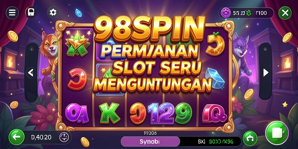 Tampilan menarik di 98SPIN saat memainkan Slot.
