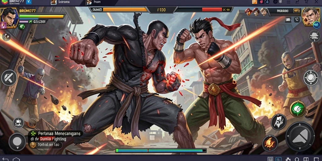 Gameplay BROMO77 yang intens dan penuh aksi.