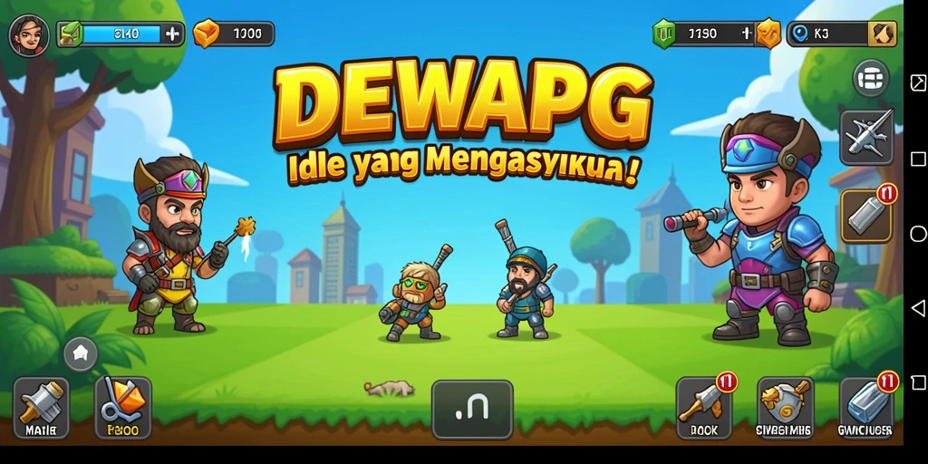 Tampilan menarik dari gameplay DEWAPG yang asyik.