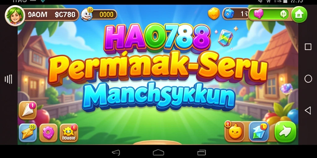 Tampilan gameplay seru HAO788 dengan tantangan Match-3 yang mengasyikkan.
