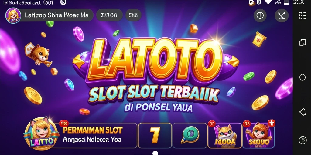 Tampilan gameplay LATOTO yang menarik dan penuh warna.