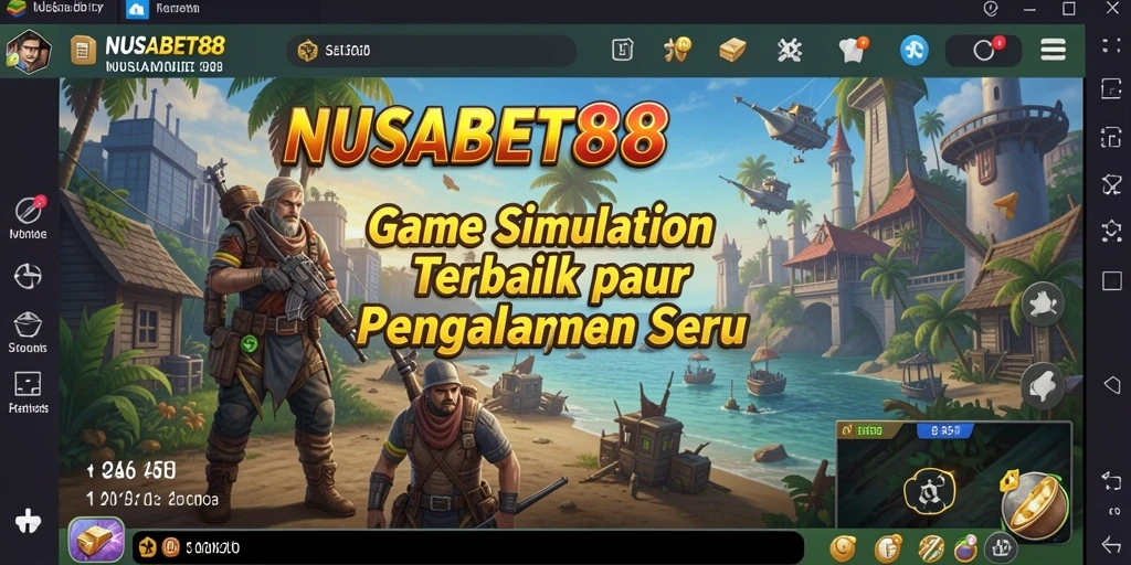 Tampilan gameplay seru di NUSABET88 dengan pengalaman simulasi nyata.