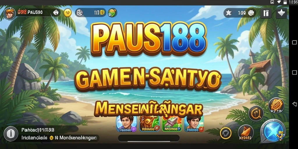 Gameplay seru dan santai dari PAUS188 yang penuh warna.
