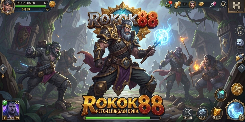 Gameplay seru ROKOK88 dengan pertarungan mendebarkan
