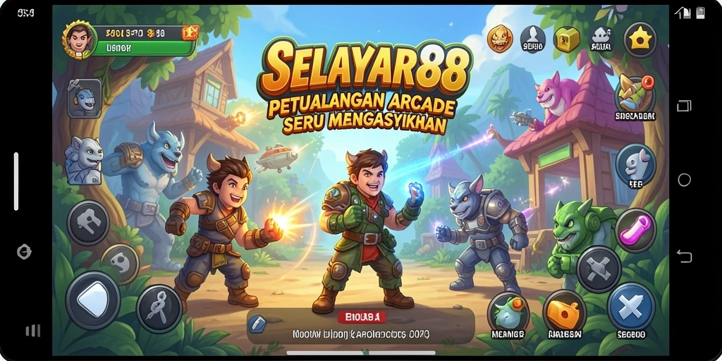 Tampilan gameplay <strong>SELAYAR88</strong> dengan aksi seru dan penuh tantangan.