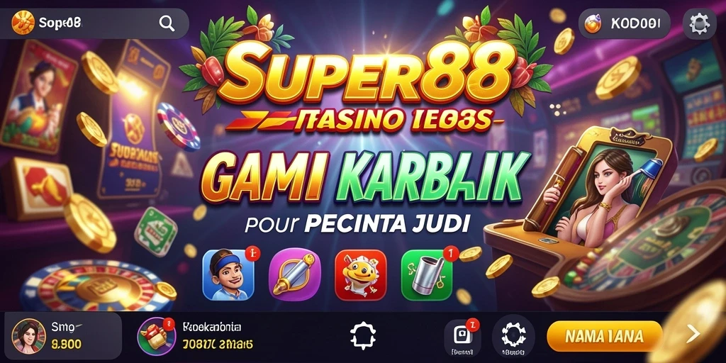 Screenshot gameplay SUPER88 yang menampilkan aksi kasino yang menarik.