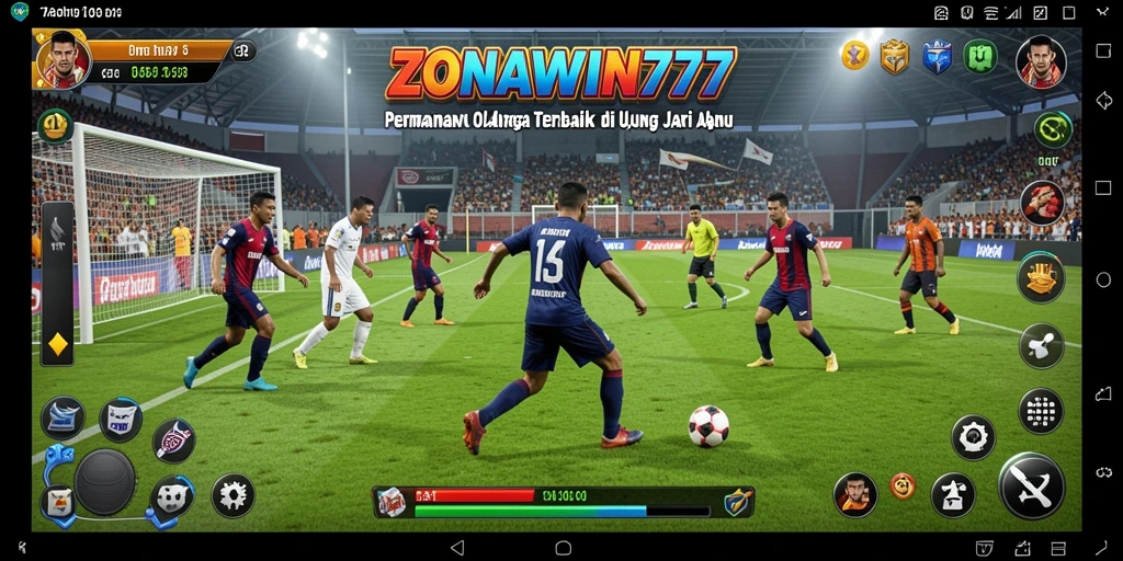 Tampilan gameplay seru di ZONAWIN777 dengan aksi olahraga yang mendebarkan.